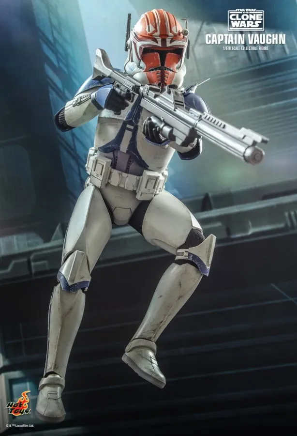1:6 Star Wars : The Clone Wars - Captain Vaughn Figure TMS065 Hot Toys