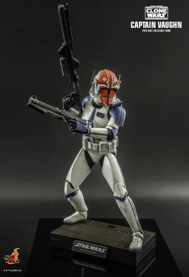 1:6 Star Wars : The Clone Wars - Captain Vaughn Figure TMS065 Hot Toys