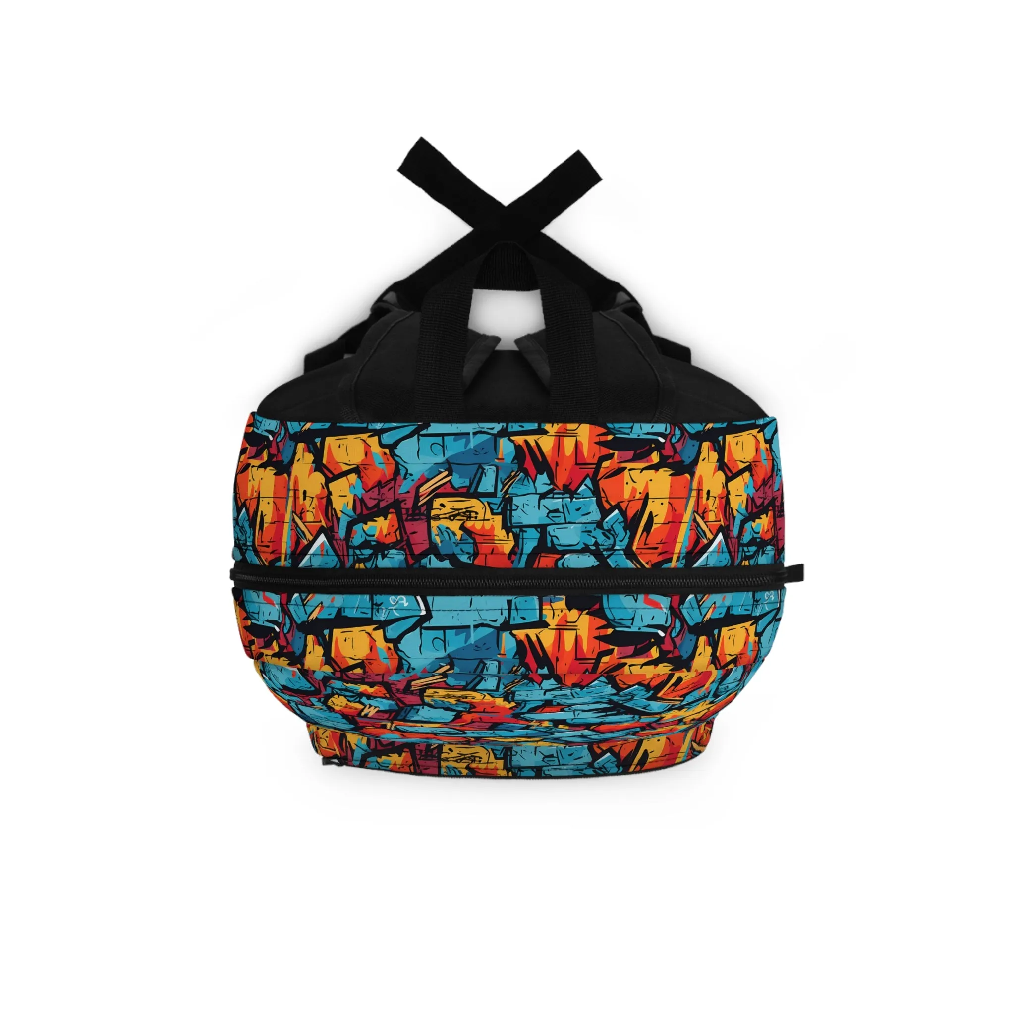 3D Brick Wall Street Art Graffiti Lightweight Backpack