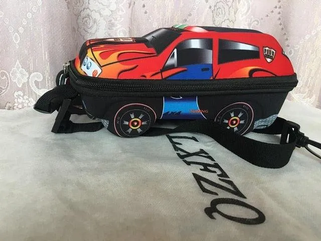 3D Car children school bags for boys lovely Toddler children's backpacks kids backpack for children
