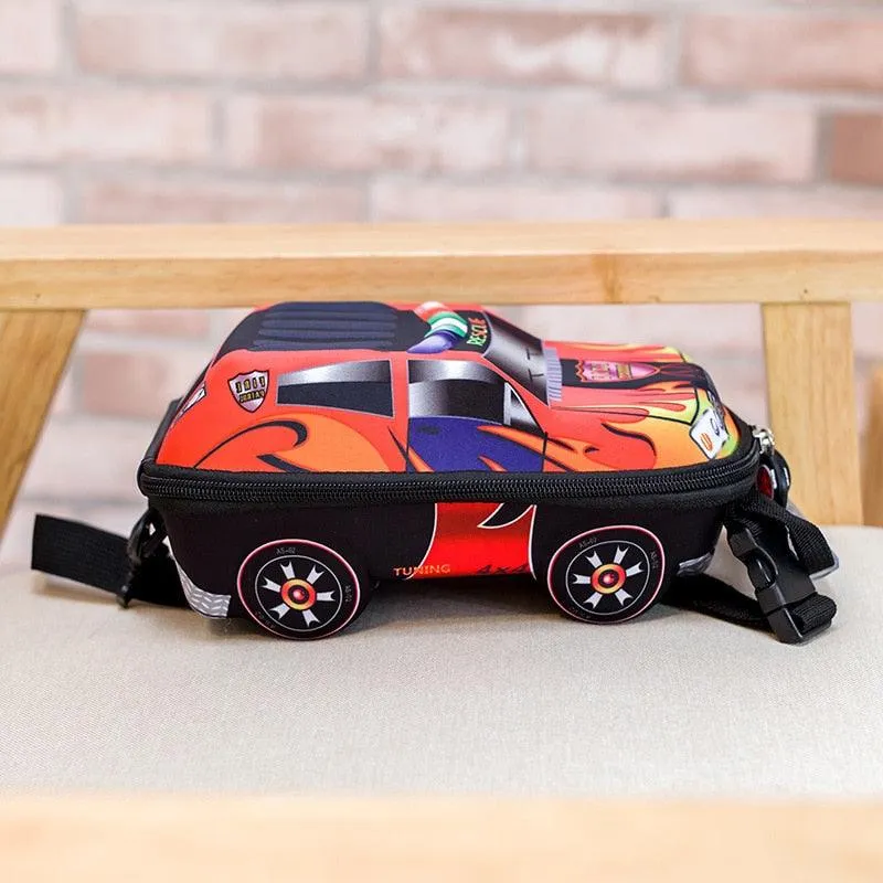 3D Car children school bags for boys lovely Toddler children's backpacks kids backpack for children