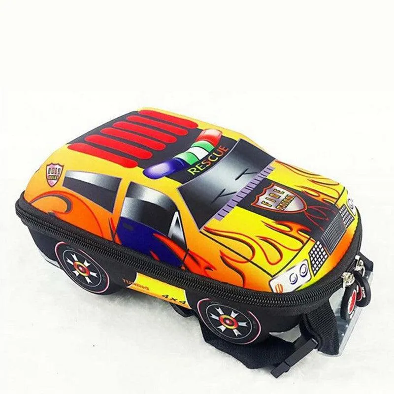 3D Car children school bags for boys lovely Toddler children's backpacks kids backpack for children