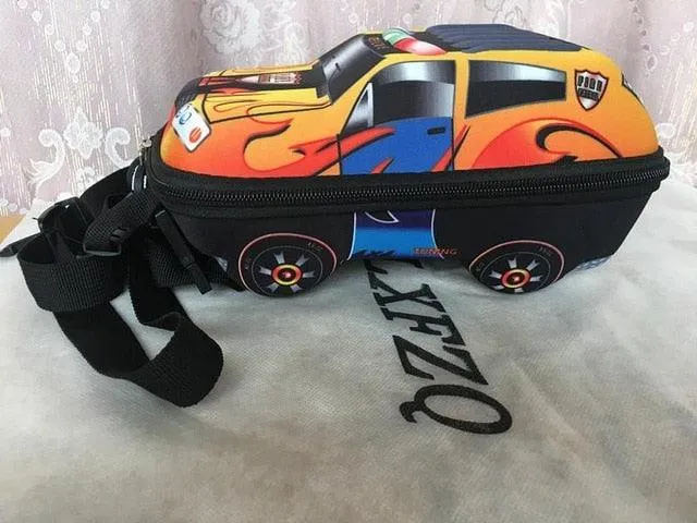 3D Car children school bags for boys lovely Toddler children's backpacks kids backpack for children
