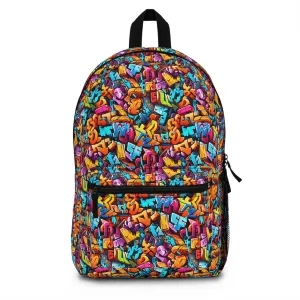 3D Street Art Graffiti Design Lightweight Backpack