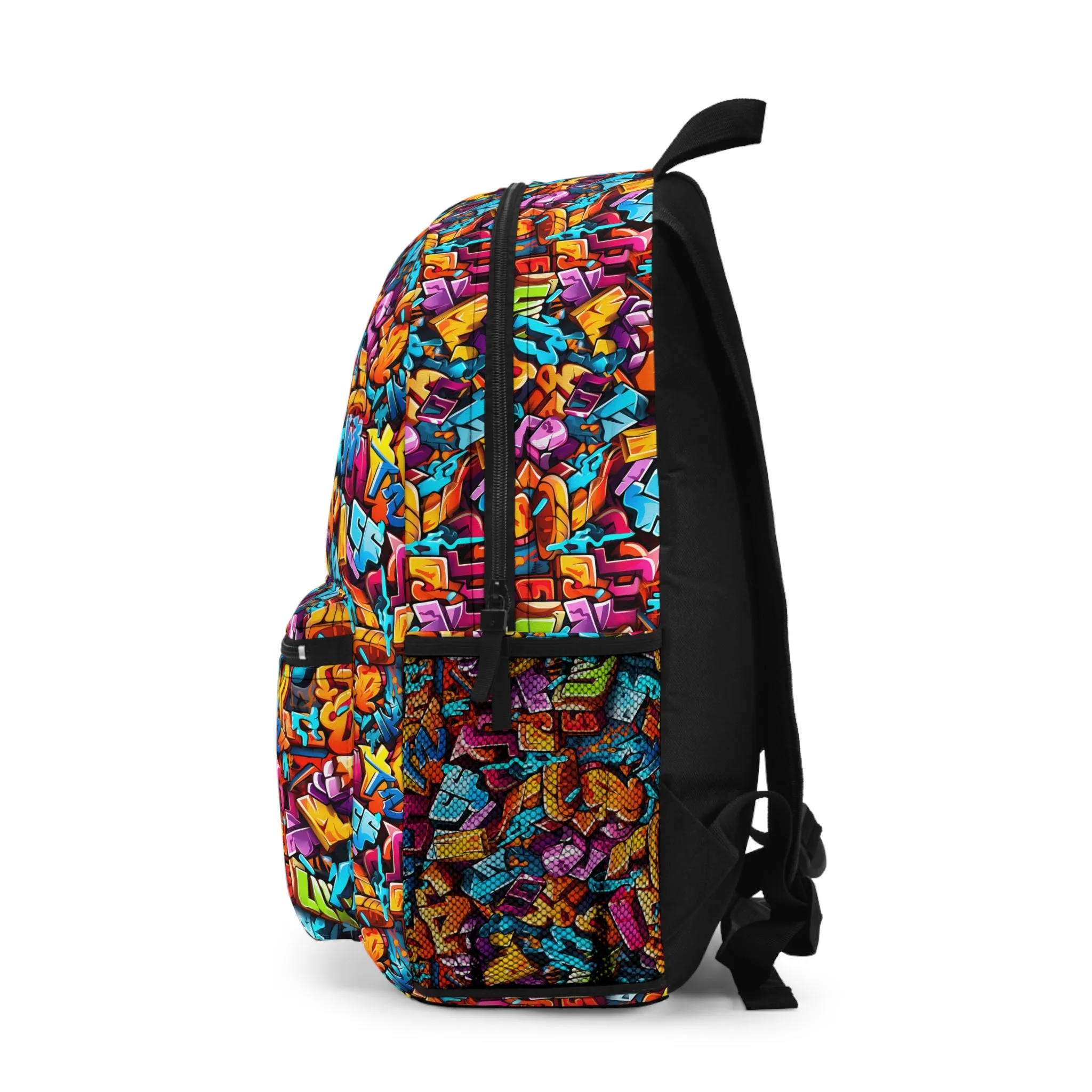 3D Street Art Graffiti Design Lightweight Backpack