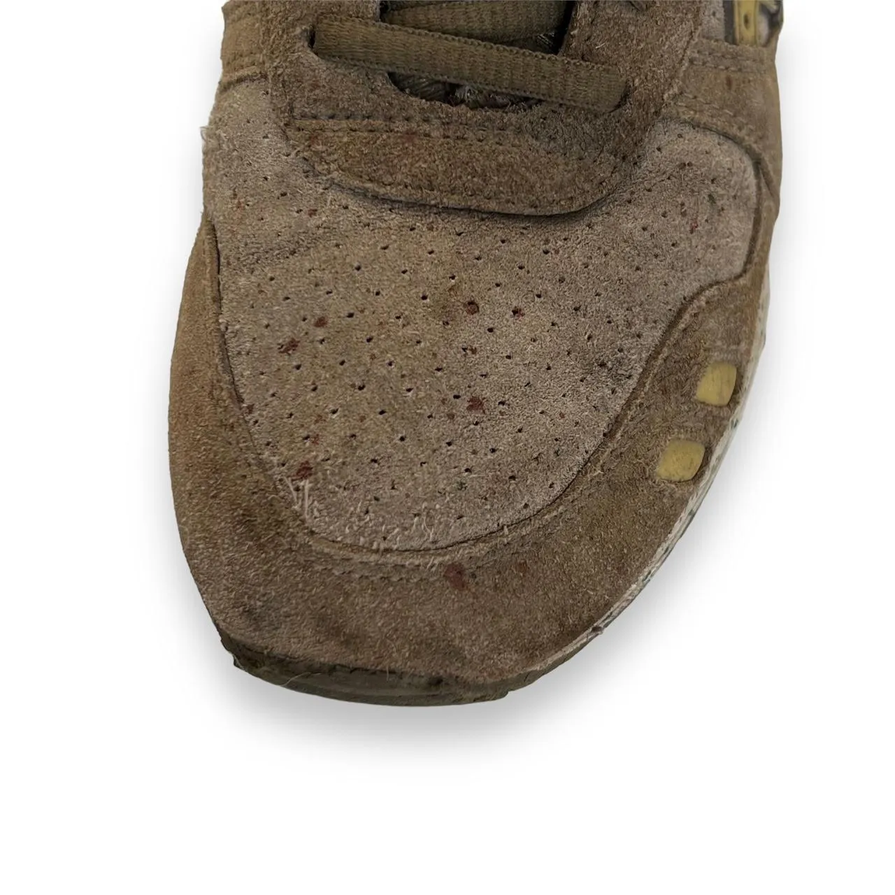 ASICS GEL LYTE III Brown Mix Leather Upper Split Tongue Running Trainers Sneakers Shoes