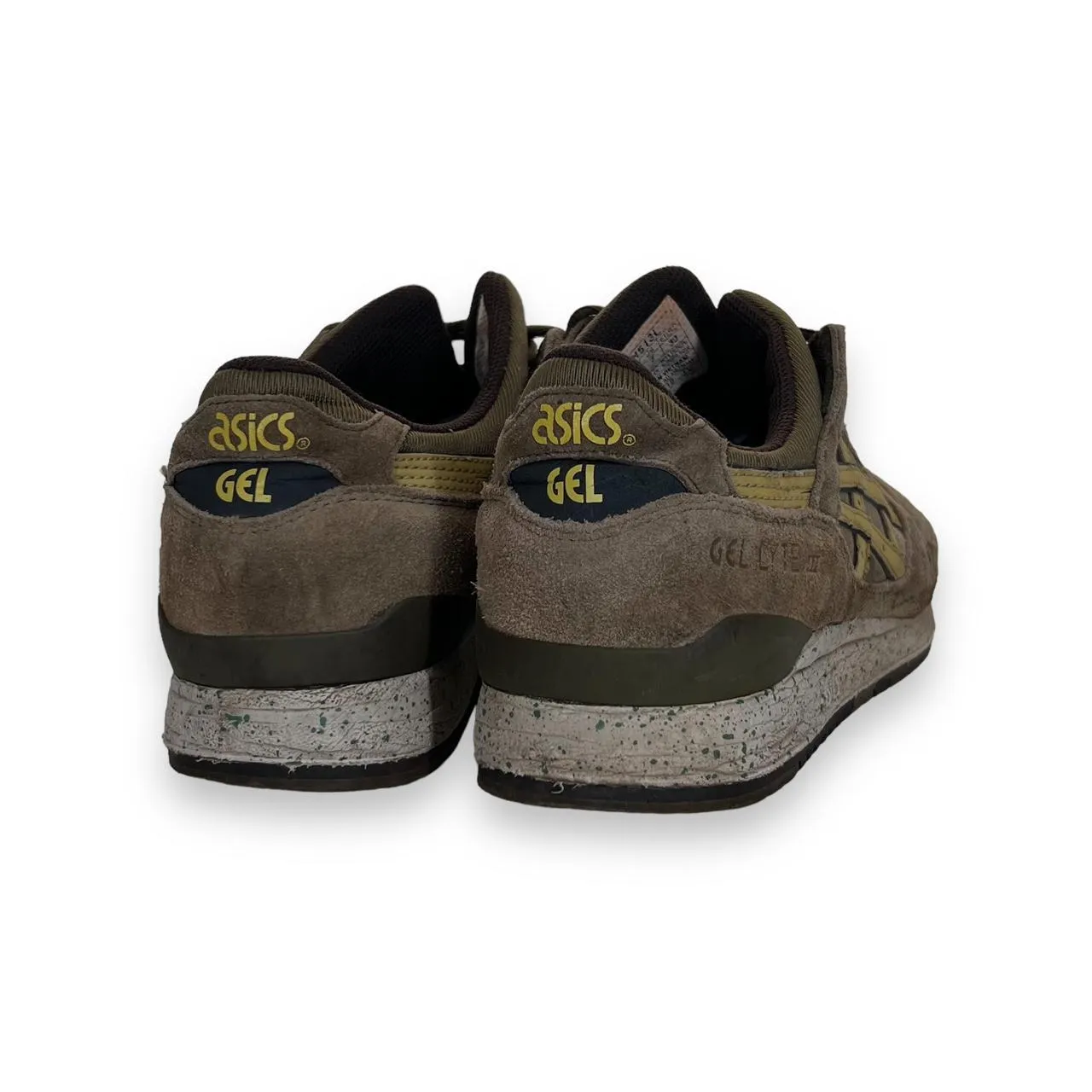 ASICS GEL LYTE III Brown Mix Leather Upper Split Tongue Running Trainers Sneakers Shoes