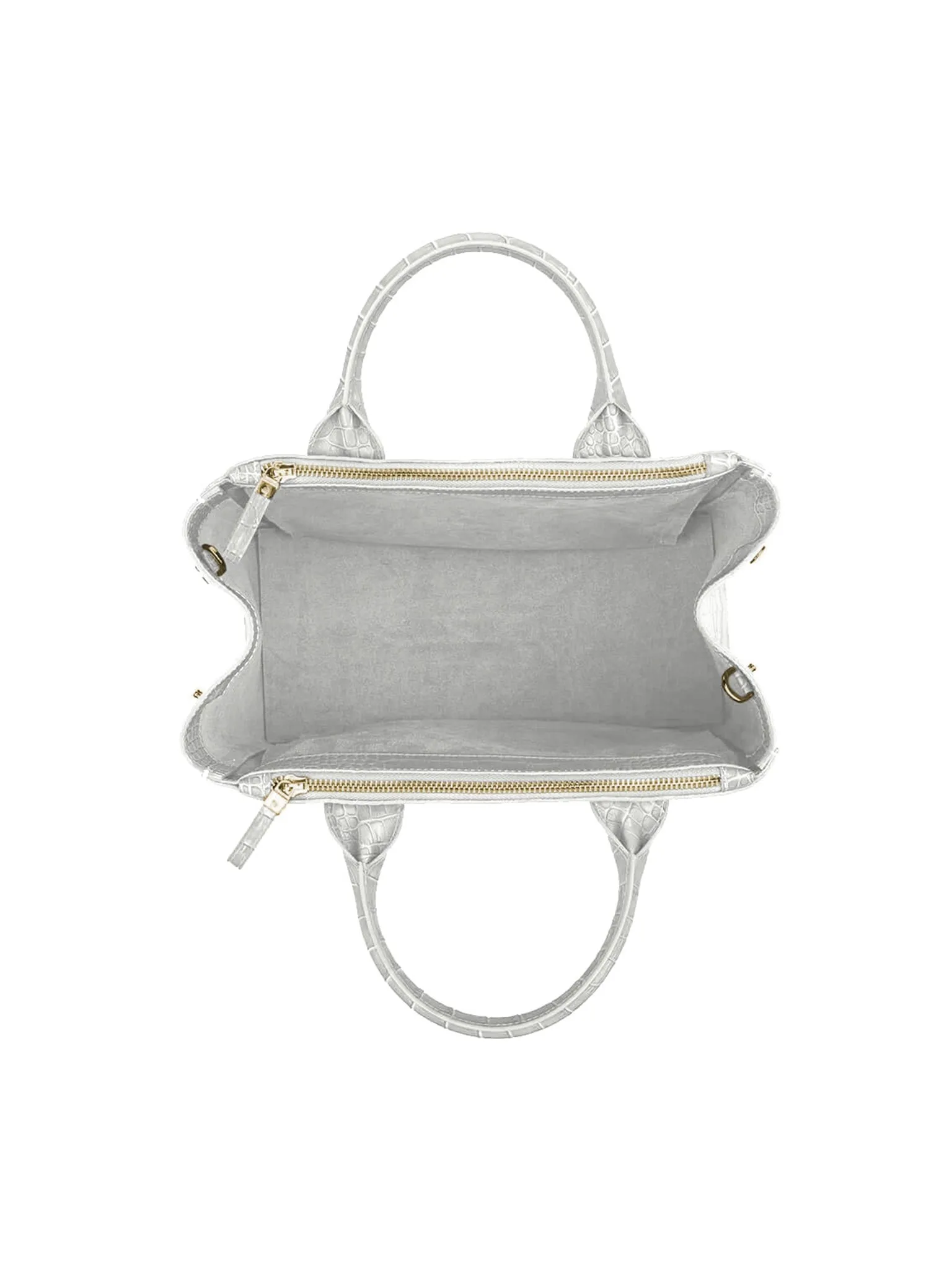 Bella Croco 12" - Light Grey