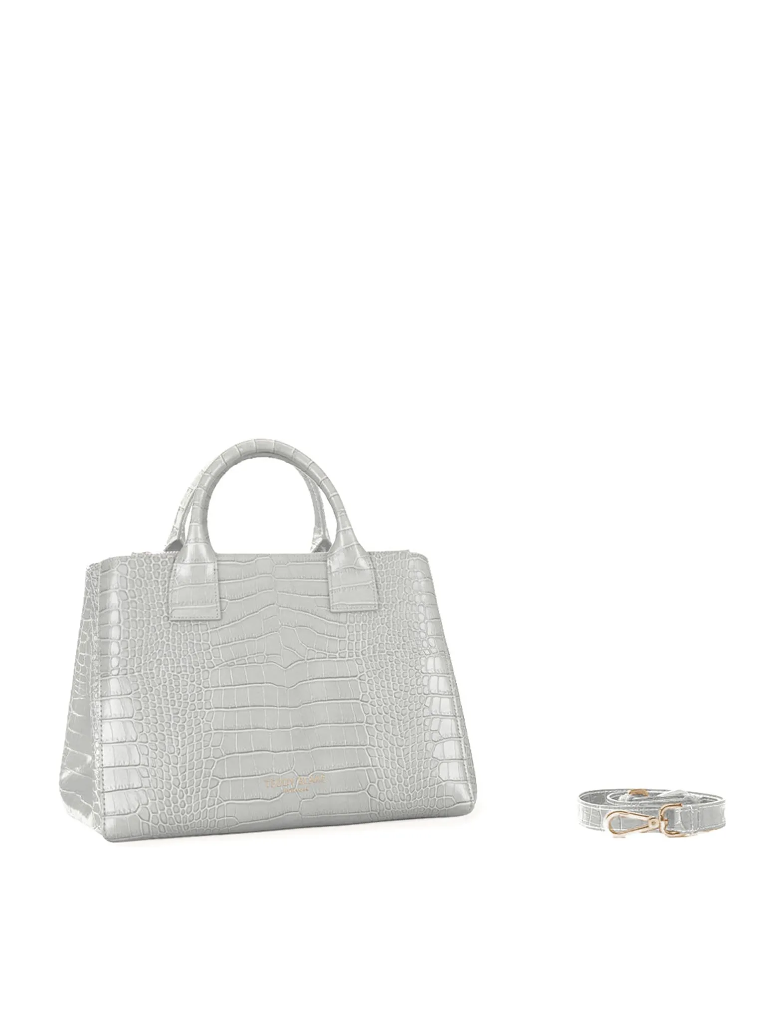 Bella Croco 12" - Light Grey