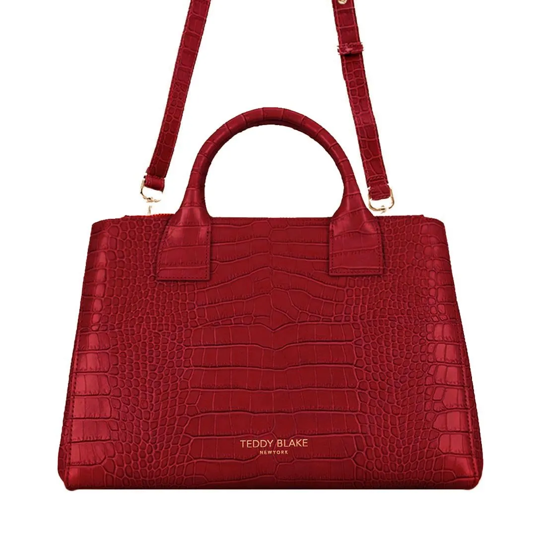 Bella Croco 15" - Dark Red