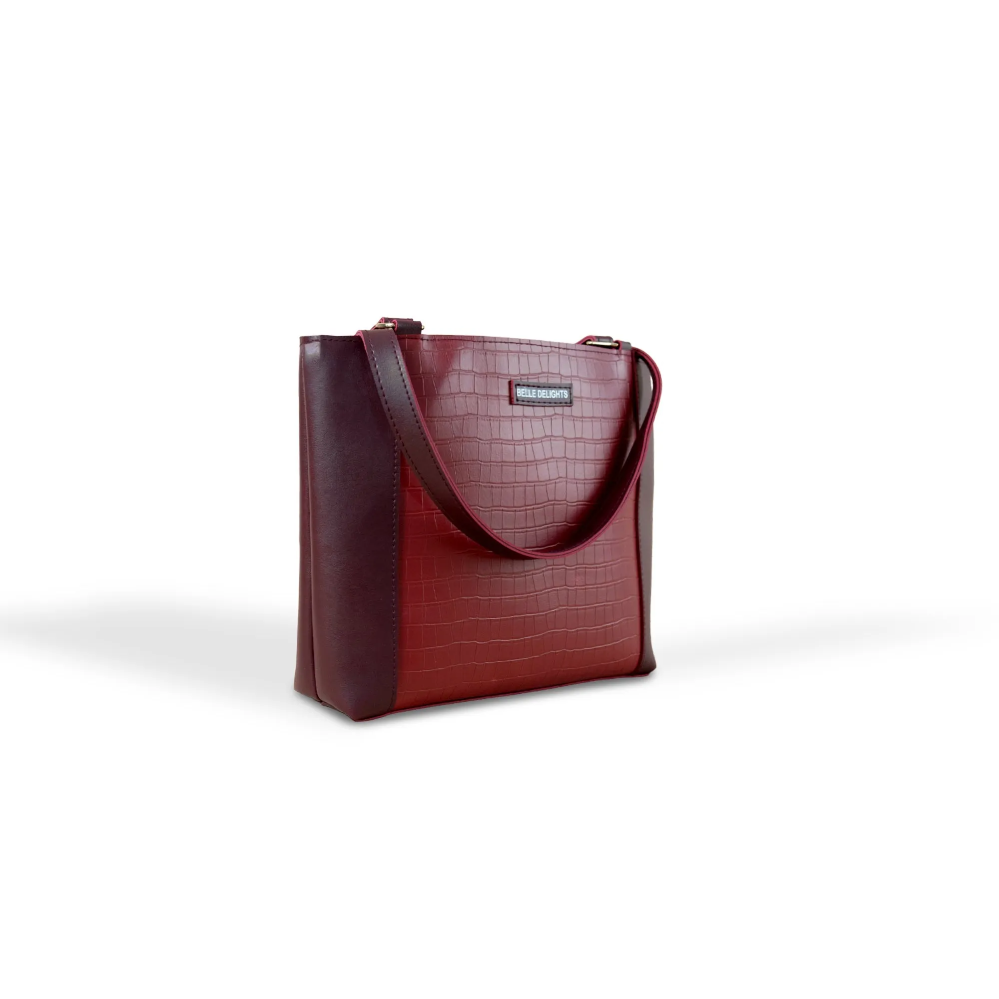Belle Coco Tote Bag Mehroon