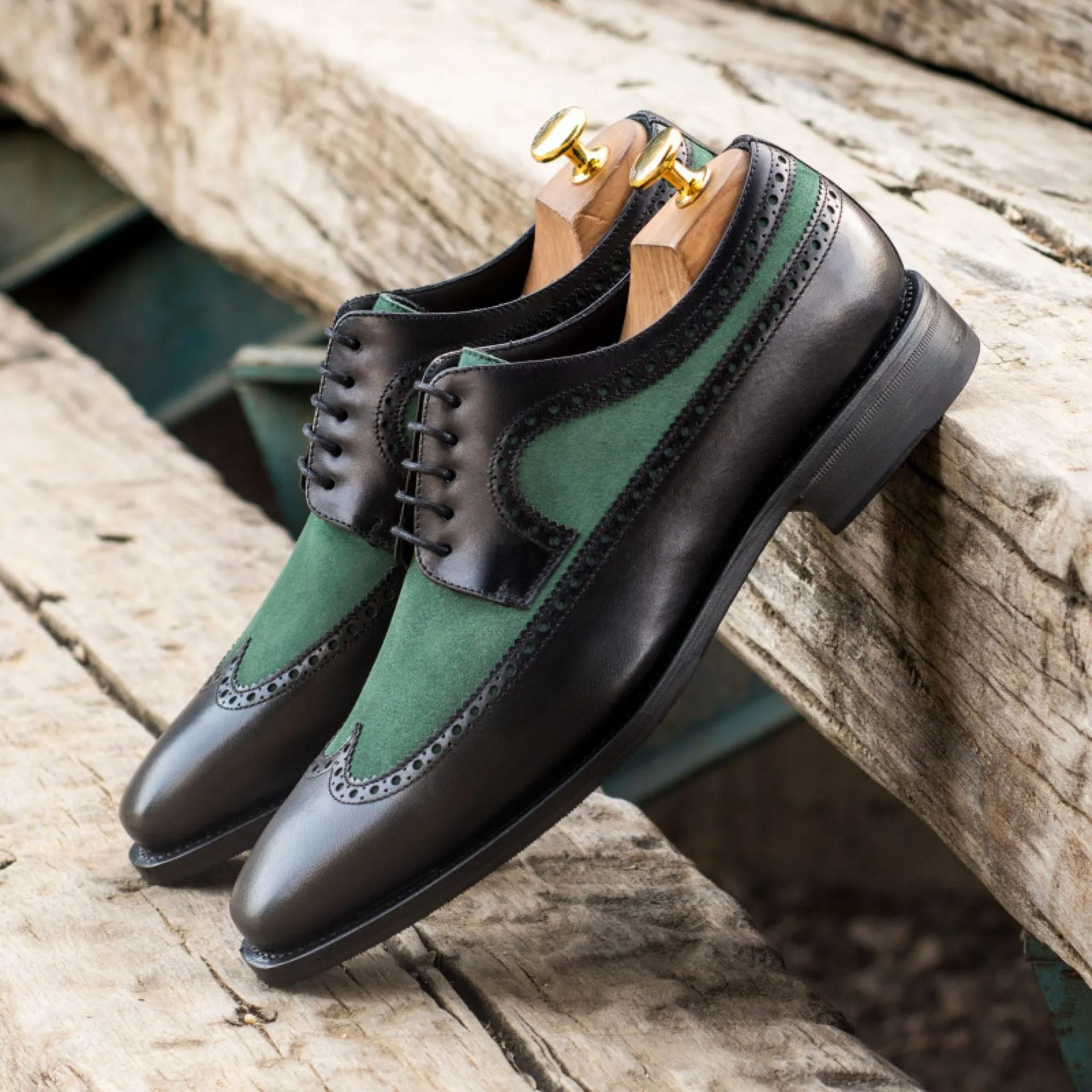 Brock Men's Shoes Men's Large Size Derby Shoes Business Dress Professional Office PU Leather Shoes