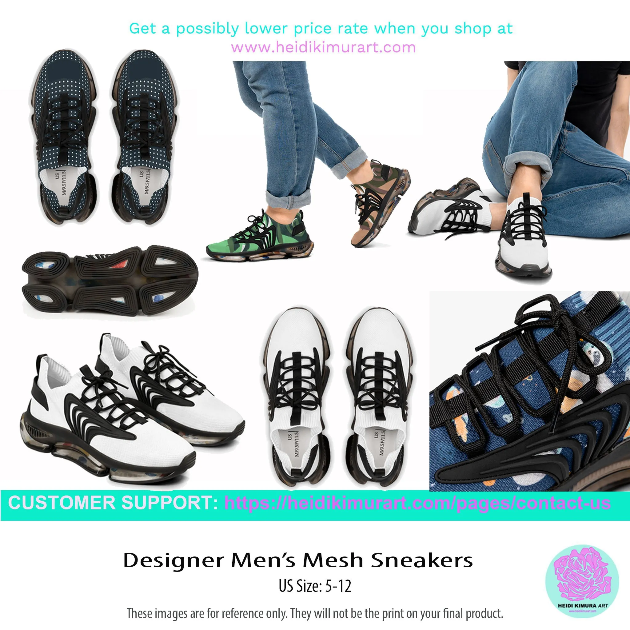 Brown Abstract Men's Mesh Sneakers, Brown Abstract Print Men's Sneakers Best Comfy Men's Mesh Sports Sneakers Shoes (US Size: 5-12)