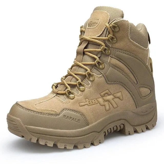 Combat Boots / Alternative Fashion Aesthetic Shoes / Men Tactical Military Safety Shoes
