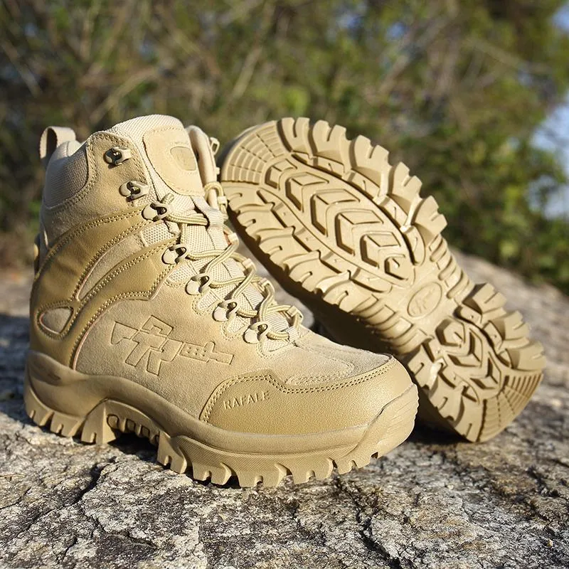 Combat Boots / Alternative Fashion Aesthetic Shoes / Men Tactical Military Safety Shoes