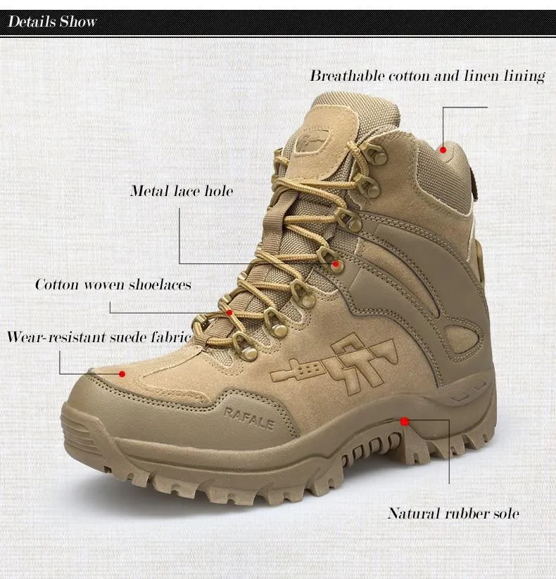 Combat Boots / Alternative Fashion Aesthetic Shoes / Men Tactical Military Safety Shoes