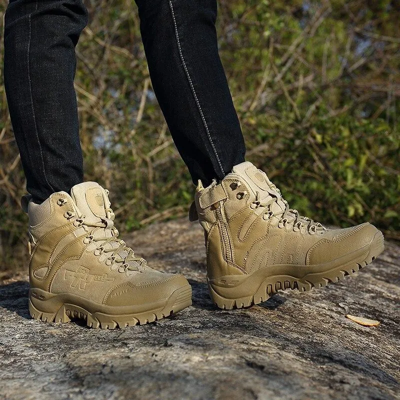 Combat Boots / Alternative Fashion Aesthetic Shoes / Men Tactical Military Safety Shoes