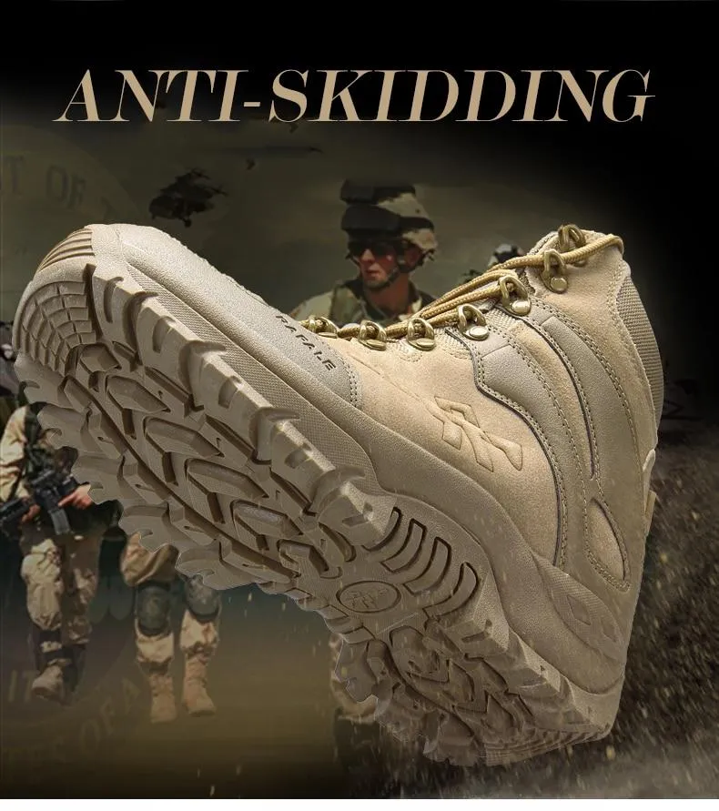Combat Boots / Alternative Fashion Aesthetic Shoes / Men Tactical Military Safety Shoes