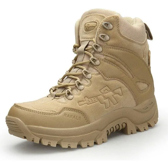 Combat Boots / Alternative Fashion Aesthetic Shoes / Men Tactical Military Safety Shoes