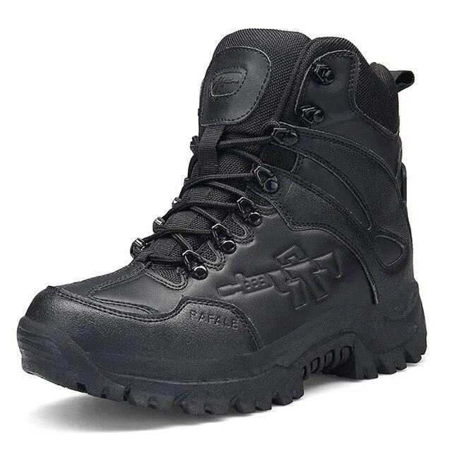 Combat Boots / Alternative Fashion Aesthetic Shoes / Men Tactical Military Safety Shoes