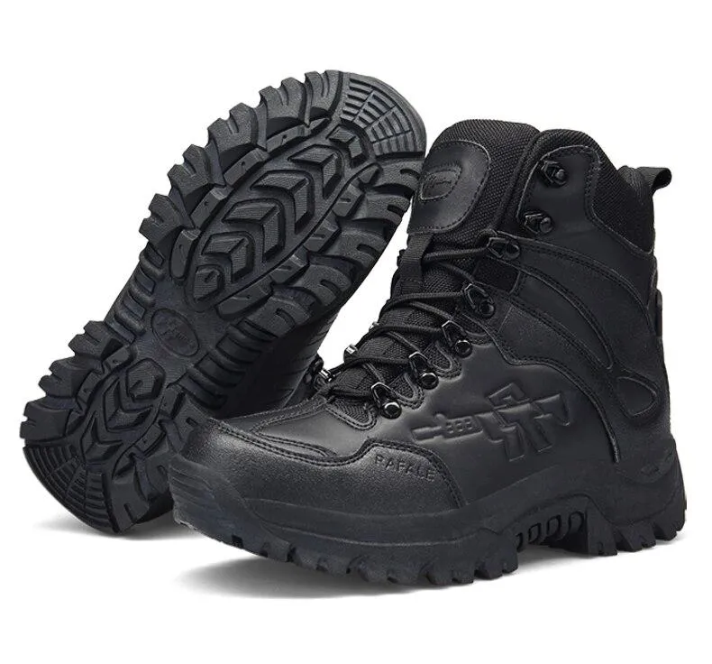 Combat Boots / Alternative Fashion Aesthetic Shoes / Men Tactical Military Safety Shoes
