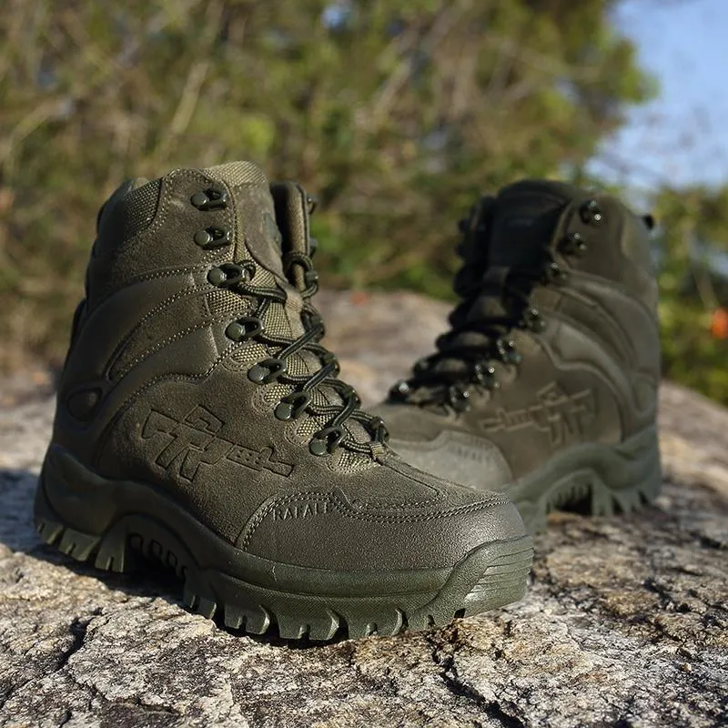 Combat Boots / Alternative Fashion Aesthetic Shoes / Men Tactical Military Safety Shoes