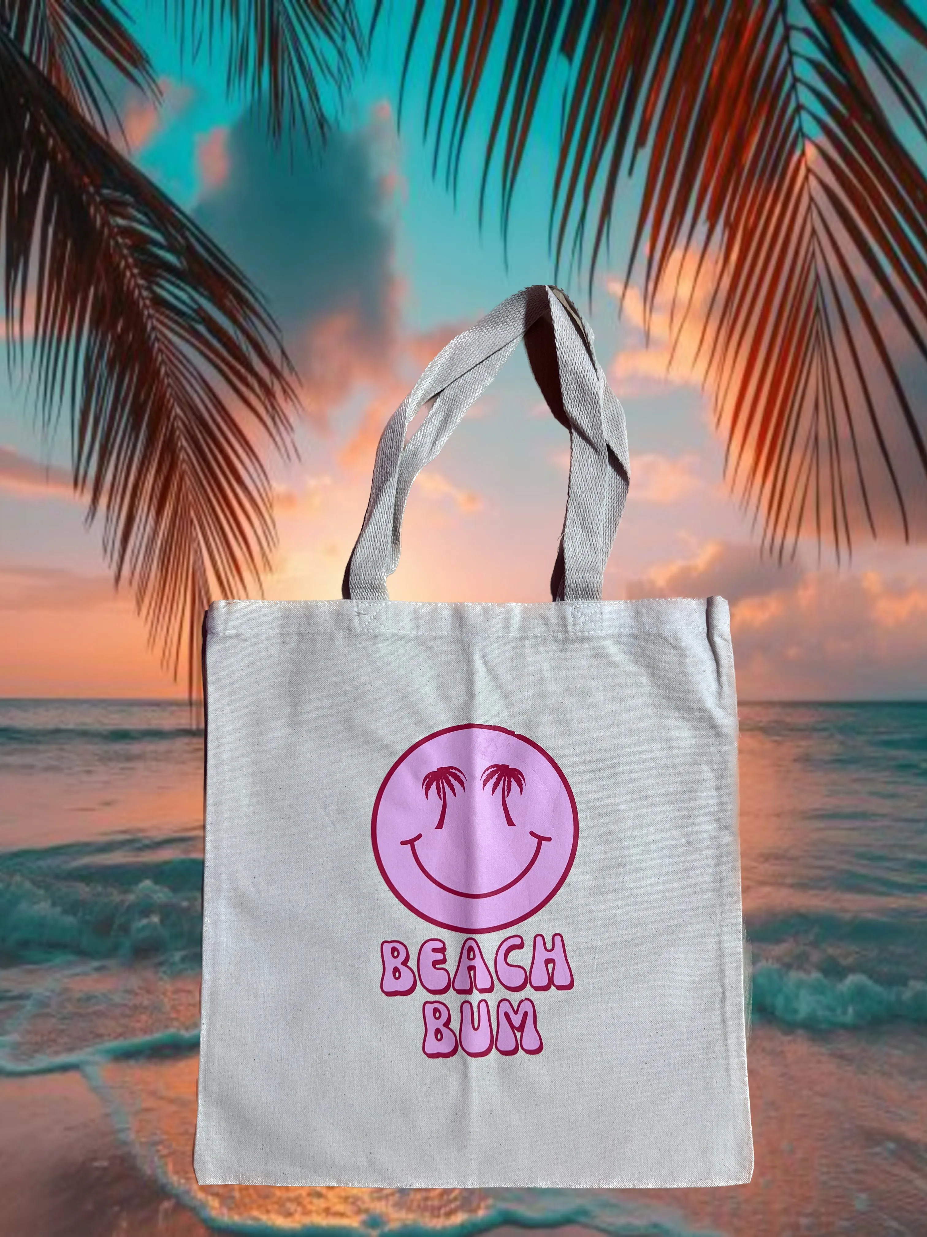 CUTE LINEN BEACH BAGS!