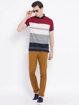 Dark Mustard Slim Fit Trousers