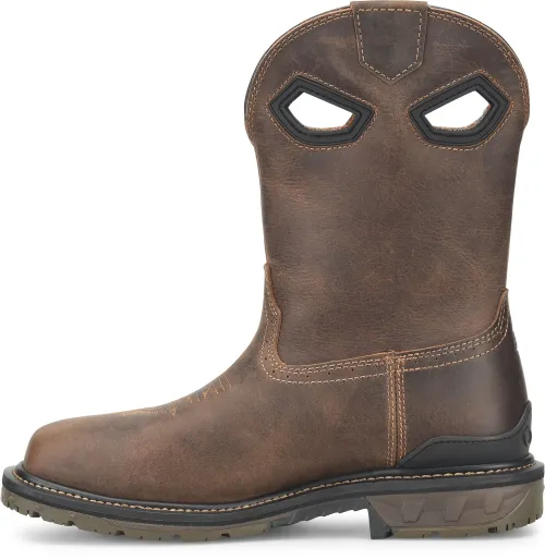 Double H Men's Brown Waterproof Dustie Phantom Rider Broad Square Composite Toe Roper Boots