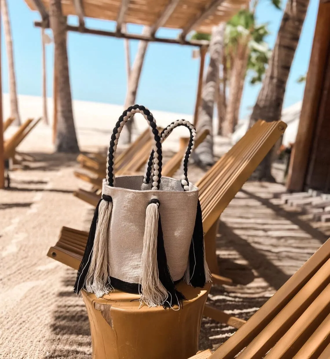 Endless Summer Striped Tote Bags | Striped Beach Tote -
