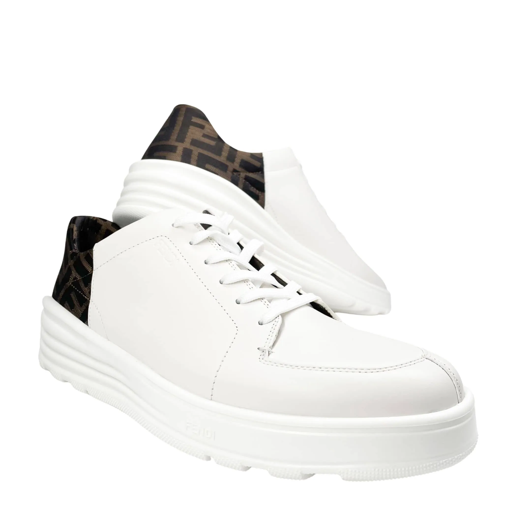 Fendi Mens Logo Trainers