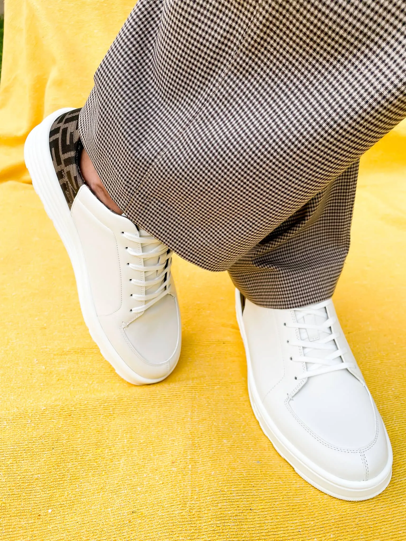 Fendi Mens Logo Trainers