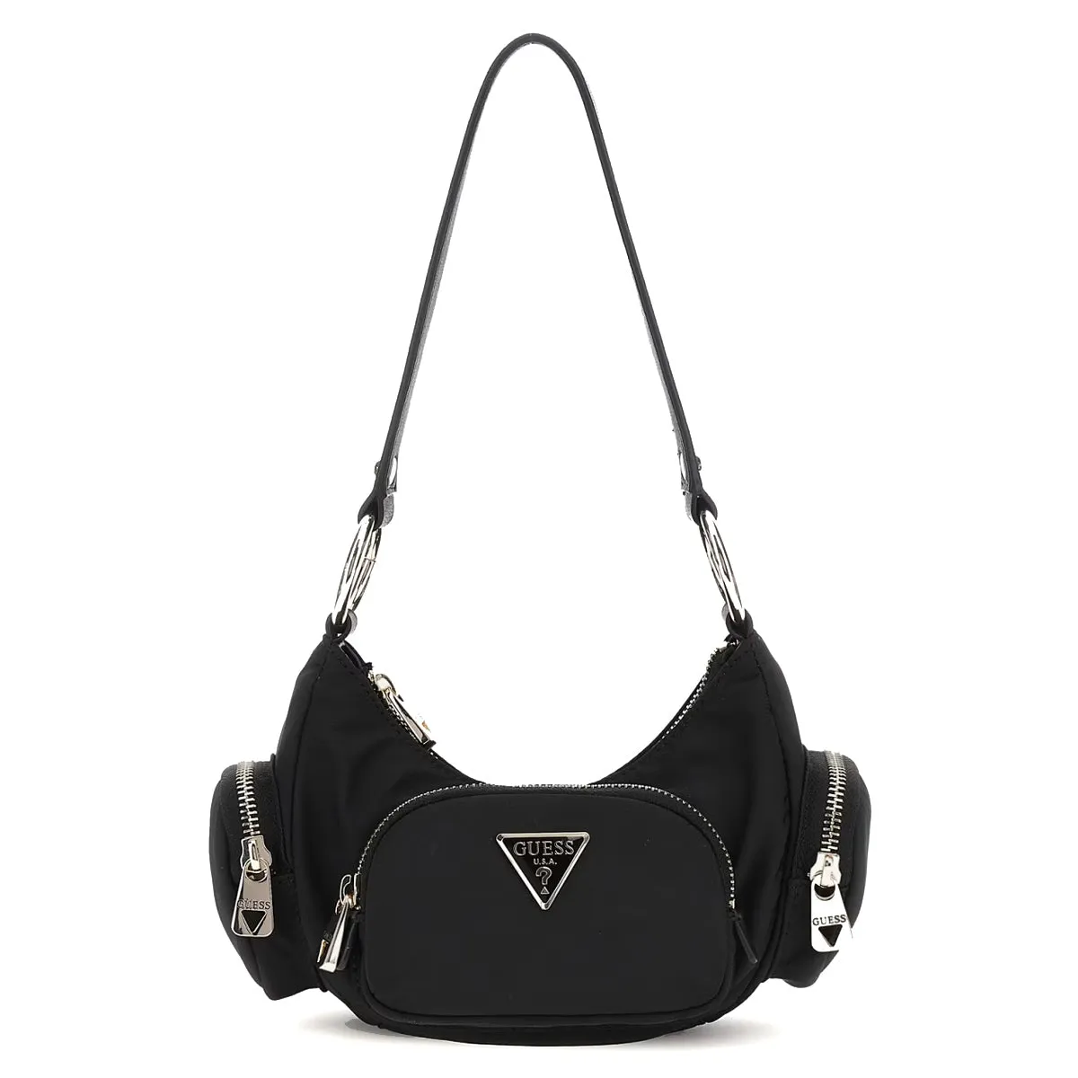 Guess - Eco Gemma Black Mini Shoulder Bag - HWEYG839571 - BLACK