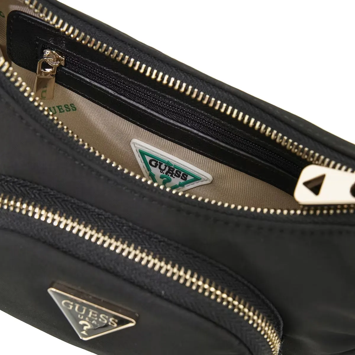 Guess - Eco Gemma Black Mini Shoulder Bag - HWEYG839571 - BLACK