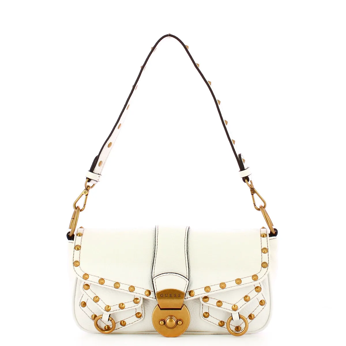 Guess - Sardinia Vintage White Shoulder Bag - HWVB9008190 - WHITE