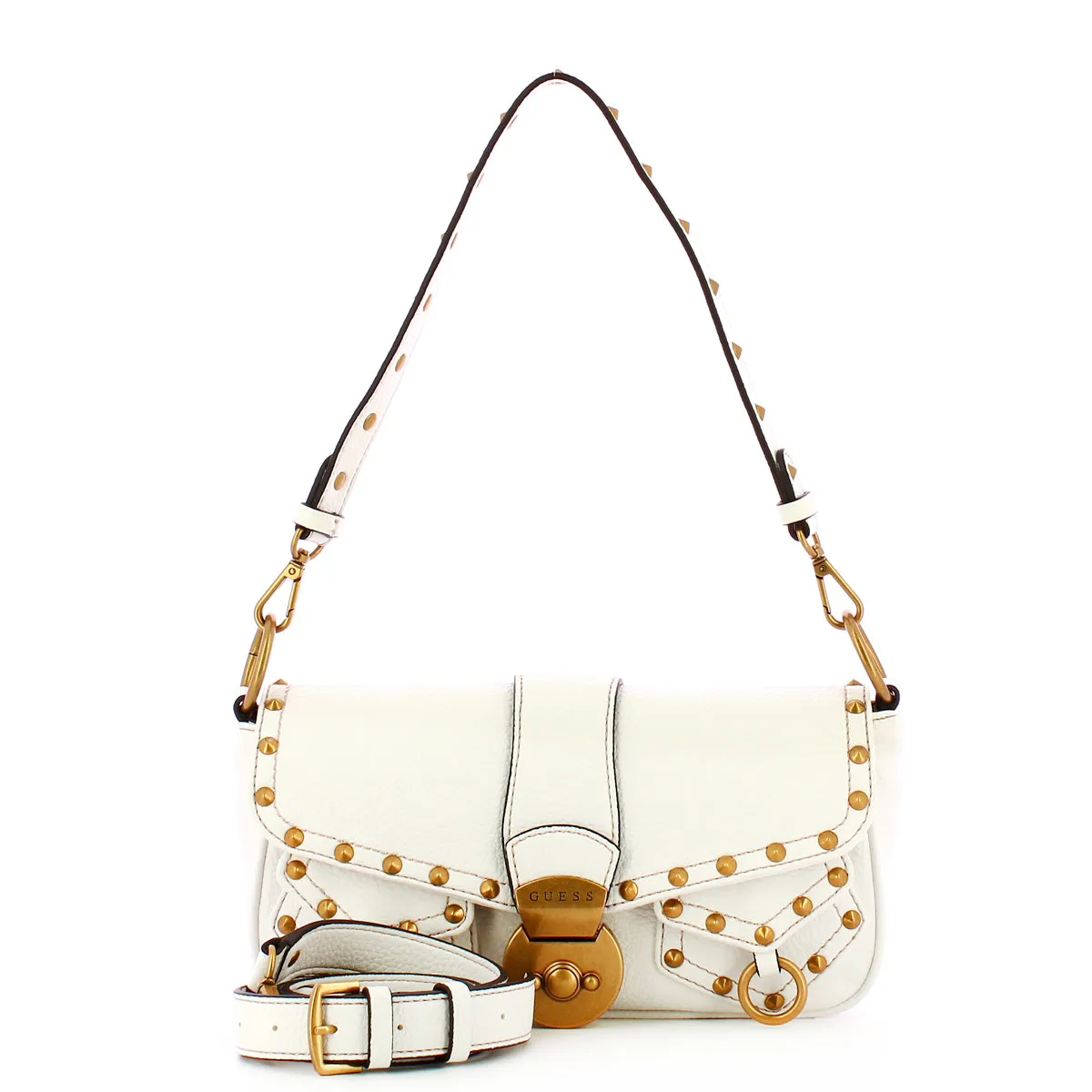Guess - Sardinia Vintage White Shoulder Bag - HWVB9008190 - WHITE
