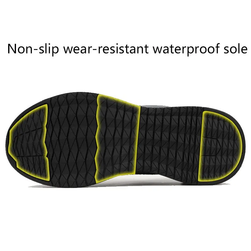 GUYISA Safety Labor Ins Men's Anti-Smashing-Piercing Work Breathable Mesh Hiking Shoes