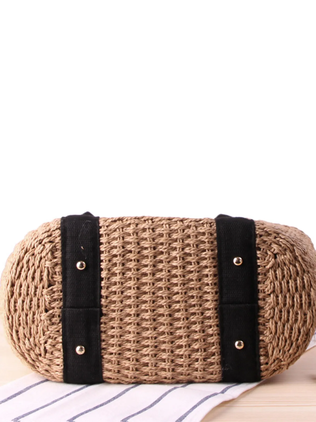 Handmade Woven Straw Bag