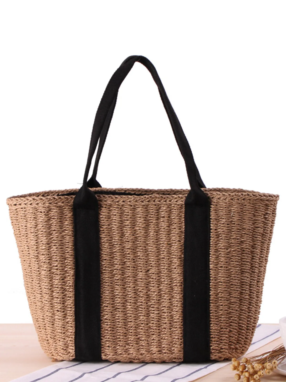 Handmade Woven Straw Bag