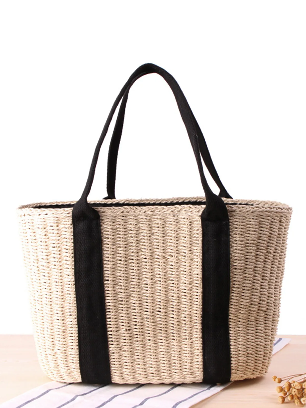 Handmade Woven Straw Bag