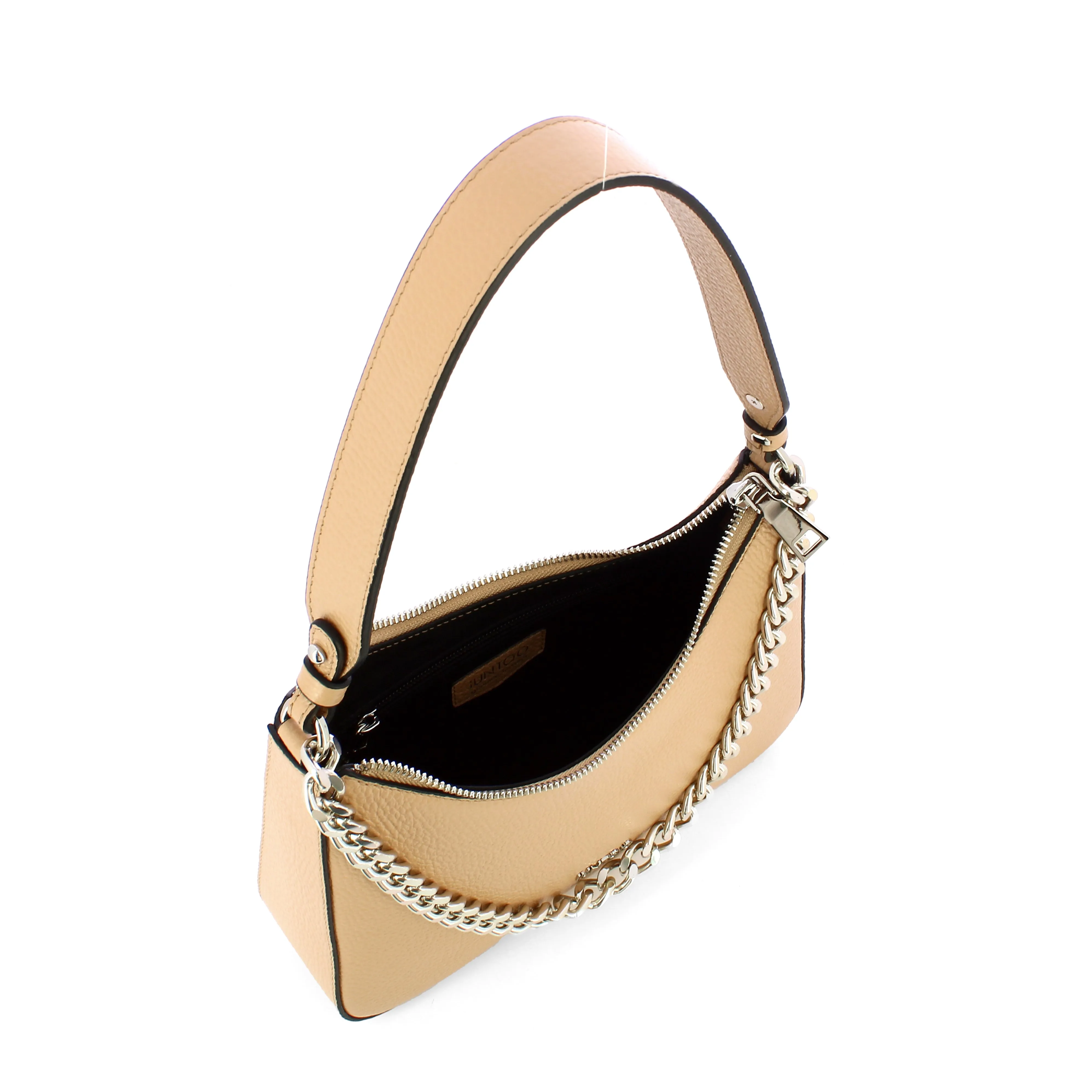 Iuntoo - Eleganza Biscotto Medium Shoulder Bag - 168096 - BISCOTTO