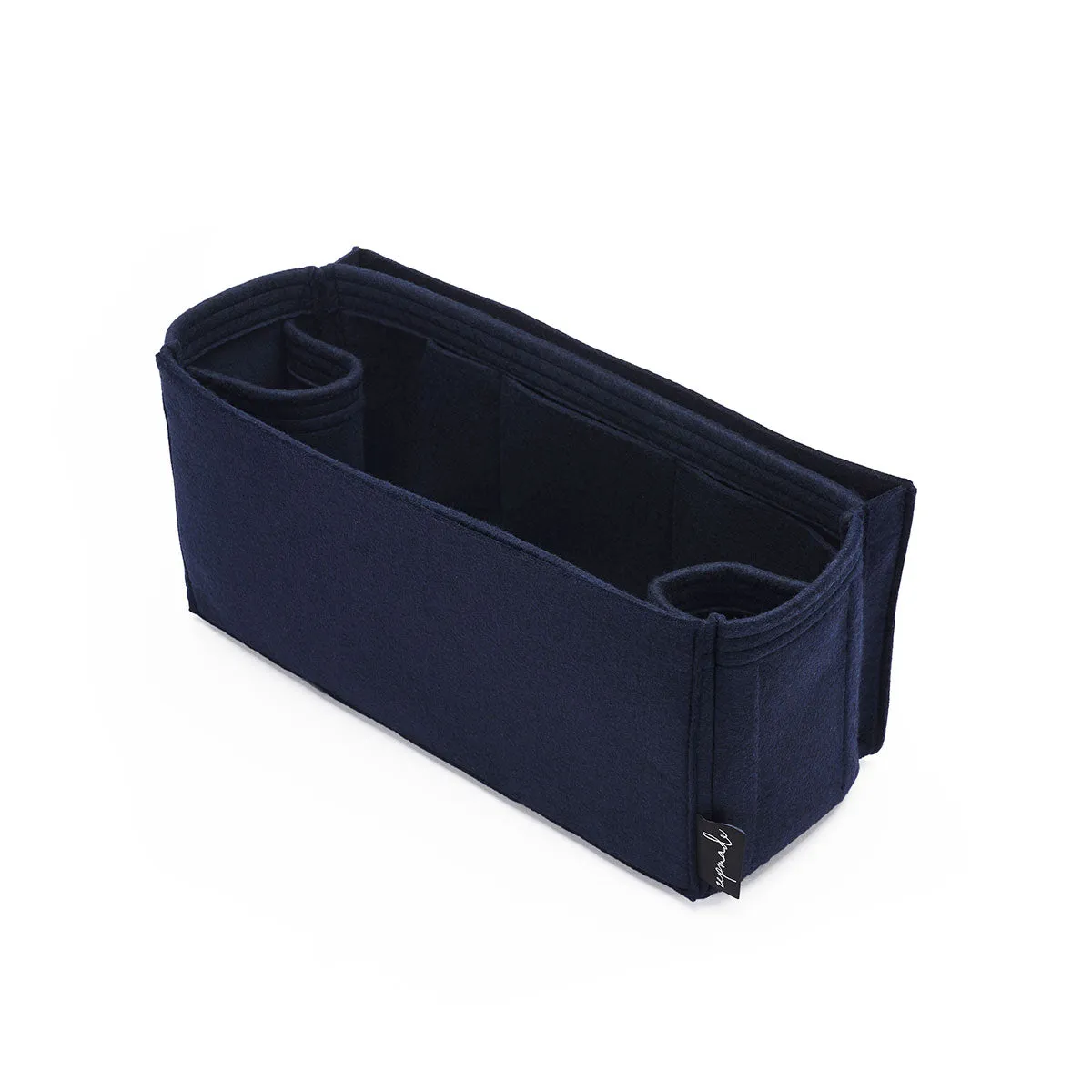 Longchamp Le Foulonné, Le Pliage, Pénélope Bag Models Organizer Insert, Bag Organizer with Laptop Compartment and Double Bottle Holders