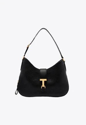Medium Monarch Leather Hobo Bag