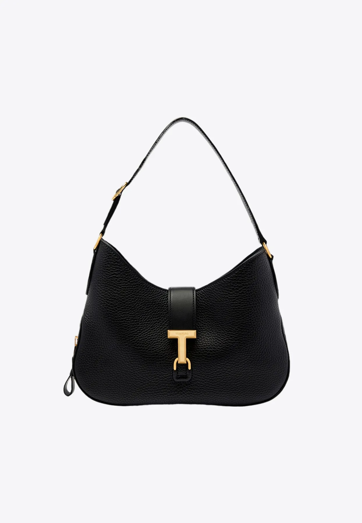 Medium Monarch Leather Hobo Bag