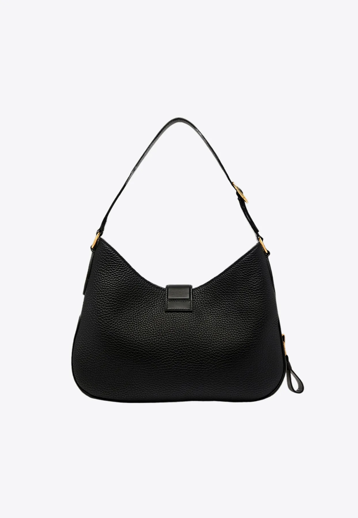 Medium Monarch Leather Hobo Bag
