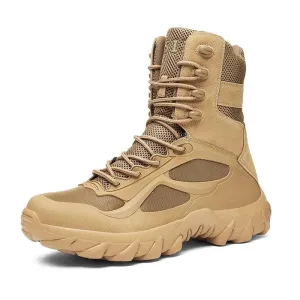 Men Tactical Autumn Lightweight Outdoor Non-Slip Waterproof Zapatillas Boot Shoes