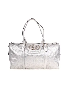 Metallic Guccissima Tote Bag