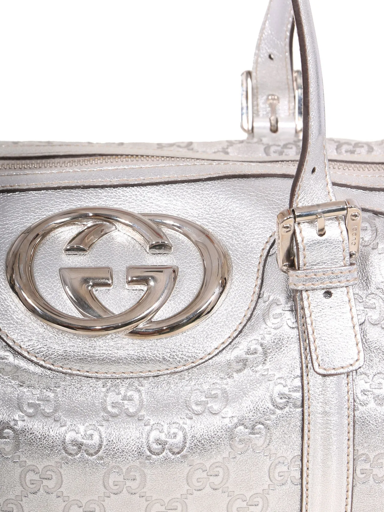 Metallic Guccissima Tote Bag