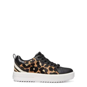 Michael Kors - Emmett Black Multi pony skin effect Sneakers - 43F3EMFS1H - BLACK/MULTI