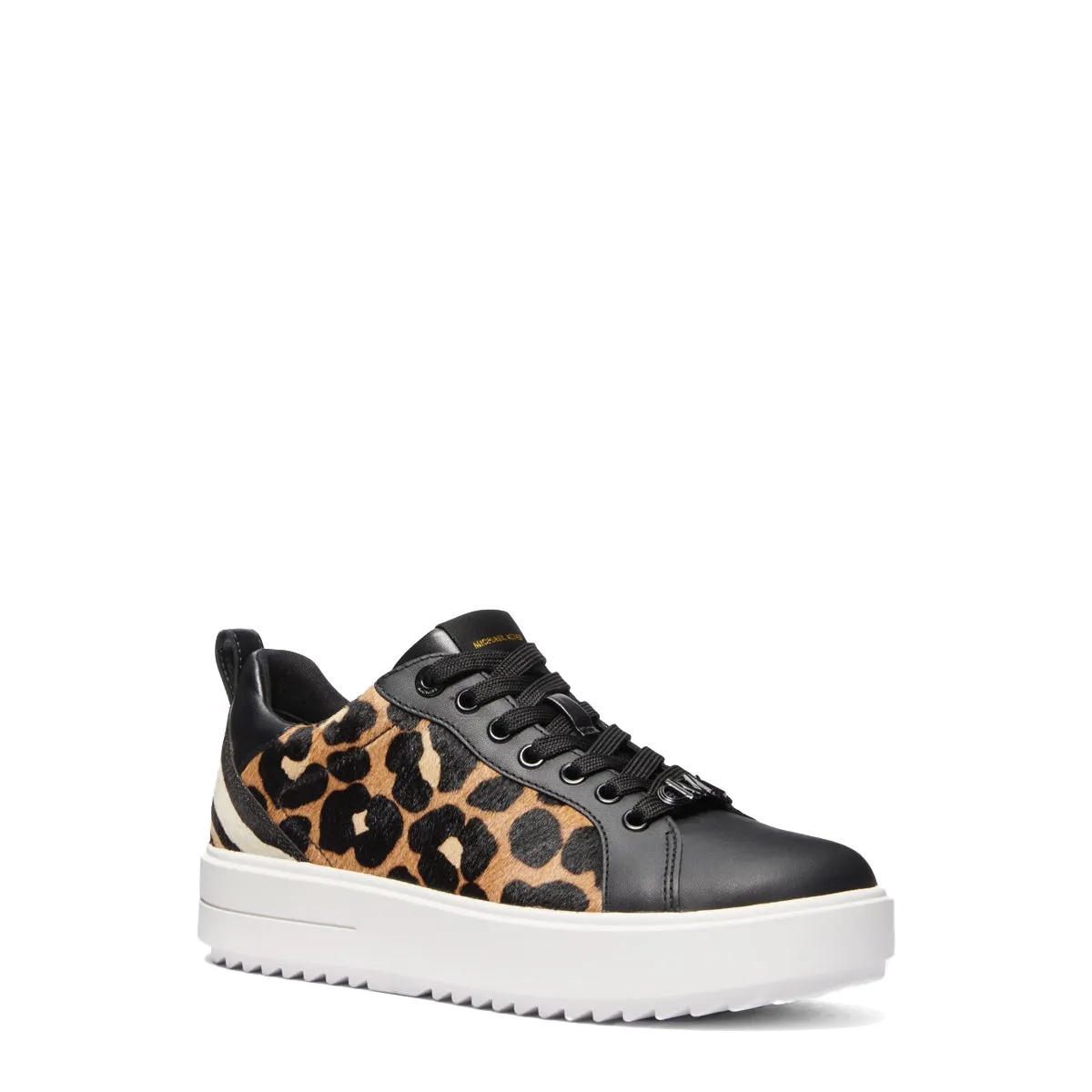 Michael Kors - Emmett Black Multi pony skin effect Sneakers - 43F3EMFS1H - BLACK/MULTI